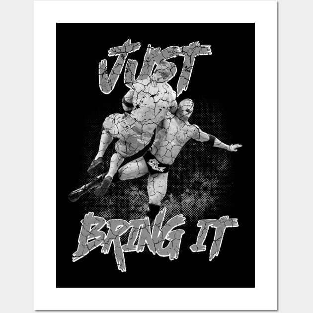 vintage just bring it crack plastisol Wall Art by RickyMah Endra